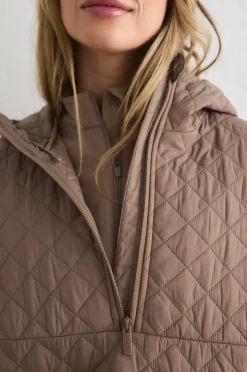 Aim'n Anorakk Cropped Quilted Anorak