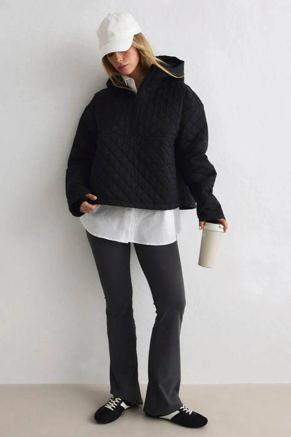 Aim'n Anorakk Cropped Quilted Anorak