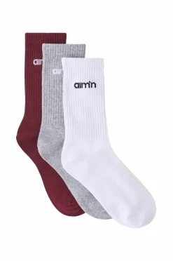 Aim'n Sokker Aim'n Logo Socks 3-pakning