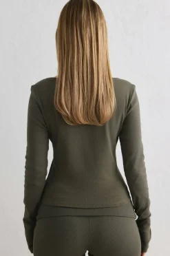 Aim'n Topp Ease Ribbed Long Sleeve Top