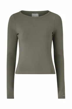 Aim'n Topp Ease Ribbed Long Sleeve Top