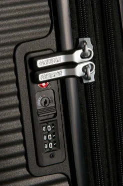 American Tourister Soundbox Spinner 77 Svart