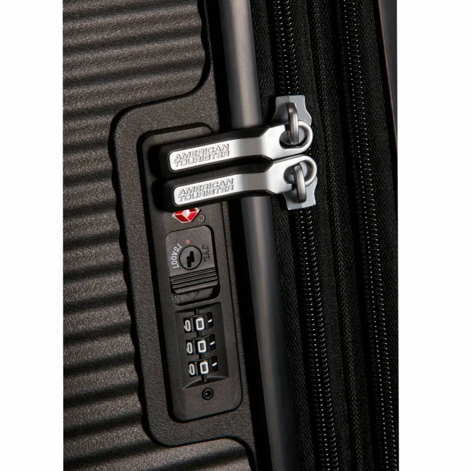 American Tourister Soundbox Spinner 55 Svart