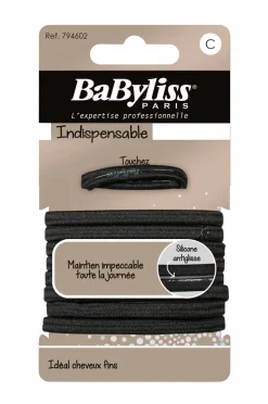BaByliss Svart strikk, 9 stk anti-gli