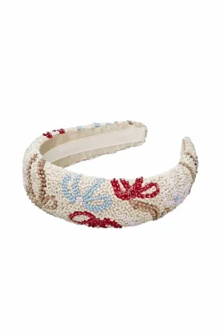Becksöndergaard Diadem Bow Wide Beaded Hairbrace