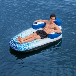 Bestway Loungemadrass Hydro Force Indigo Wave Lounge 1.91 m x 1.07 m