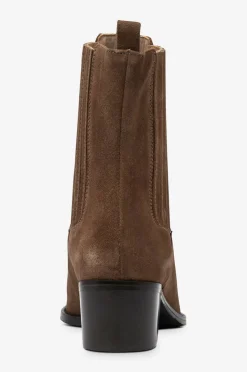 Bianco Chelseaboots Biacarol Oily Suede