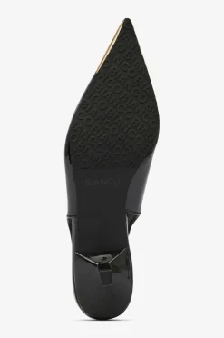 Bianco Pumps biaKristin Kitten Heel Slingback Metal Toecap Patent