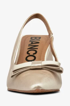 Bianco Sandaletter biaMaralyn Bow Slingback Satin