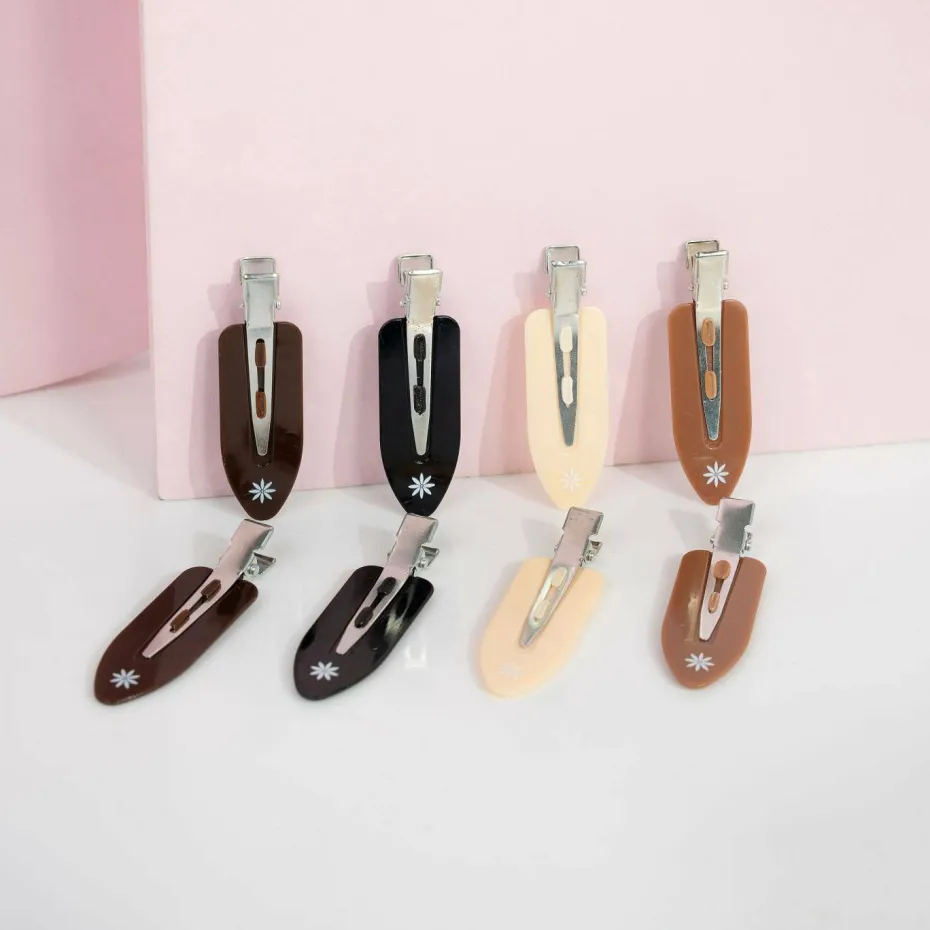 Brushworks Nude No Crease Hair Clips 8-pk