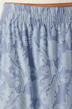 Bubbleroom Skjørt Structure Floral Smock