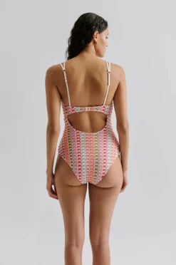 By Malina Badedrakt Nerea Fine Knitted Swimsuit