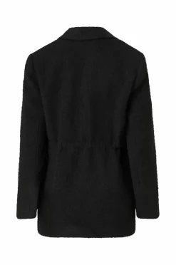 By Malina Blazer Elodie Drawstring Boucle Blazer