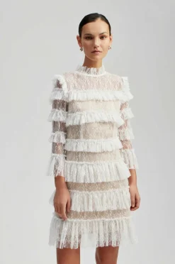 By Malina Blondekjole Carmine Mini Dress