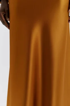 By Malina Maxi skjørt Aubree Satin Maxi Skirt