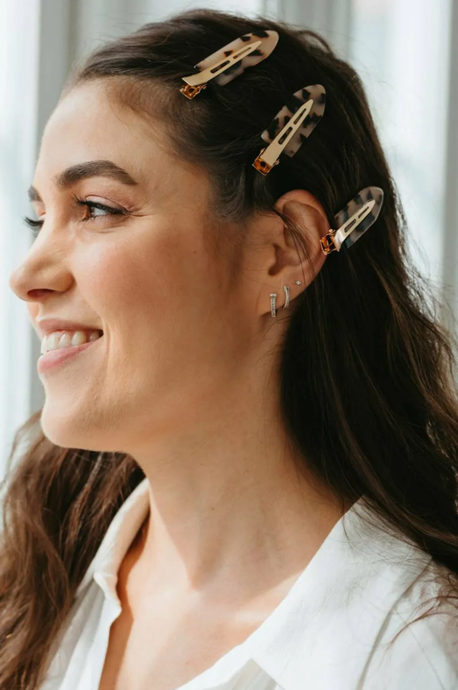 ByBarb Makeup Hair Clips 4-pk