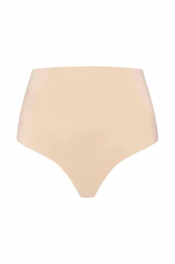 Bye Bra Shapingtruse Waist Control Thong | Beige - firm support