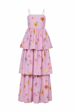 byTimo Maxikjole Cotton Taffeta Bandeau Dress