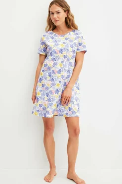 Calida Nattkjole Sleepshirt Coastal Dreams