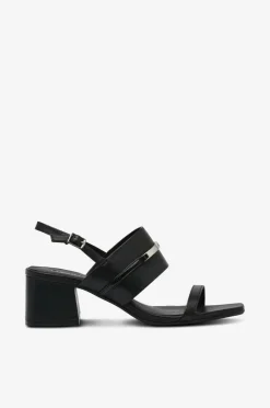 Calvin Klein Sandaletter Heel Sandal 45 Met Bar Lth