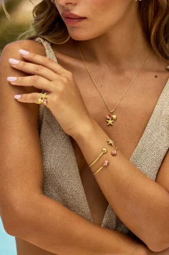 Caroline Svedbom Halskjede Seascape Necklace Gold