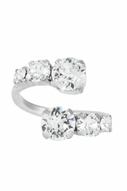 Caroline Svedbom Ring Halo Ring Rhodium