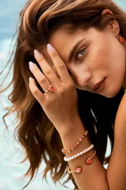 Caroline Svedbom Ring Mini Drop Ring Gold