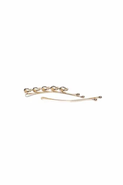 Corinne Hair Slider 5 Knots & Plain 2-pk