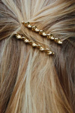 Corinne Hair Slider 5 Knots & Plain 2-pk