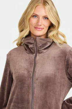 Damella Koselig kjole Velour Fleece Robe