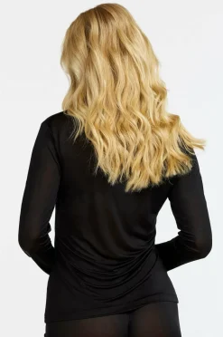 Damella Topp Long Sleeve i silke