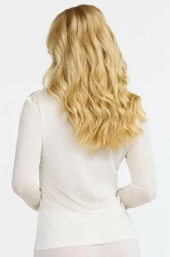 Damella Topp Long Sleeve i silke