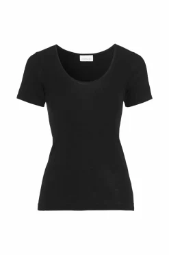 Damella Topp Short Sleeve i ull og silke