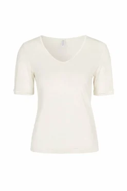 Damella Topp Short Sleeve i silke