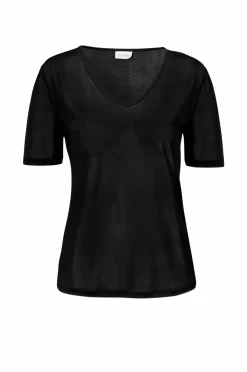 Damella Topp Short Sleeve i silke