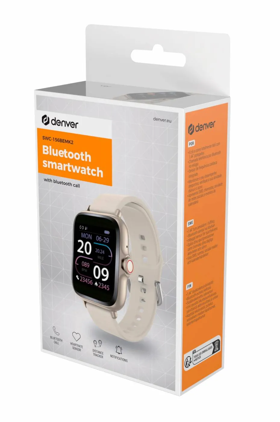 Denver Smartklokke 1,44" display