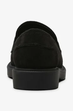 Duffy Loafers i semsket skinnimitasjon