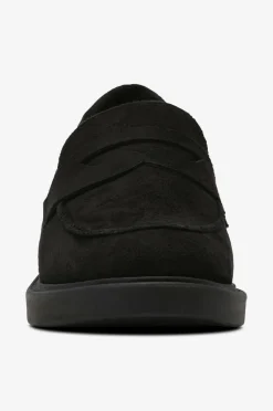 Duffy Loafers i semsket skinnimitasjon