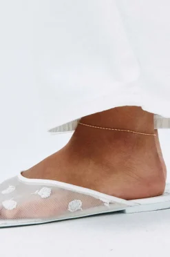 Edblad Ankelkjede Seed Bead Anklet Gold