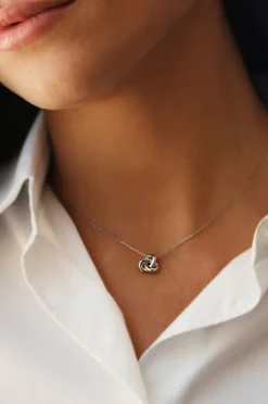 Edblad Halskjede Infinity Knot Necklace S Steel