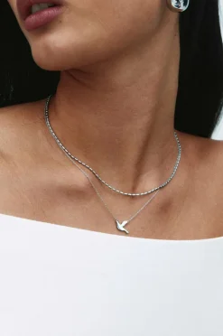 Edblad Halskjede Seed Bead Necklace Steel