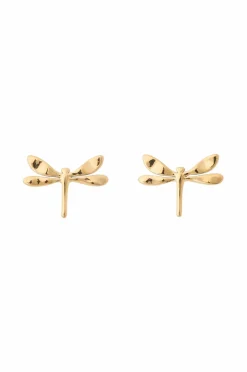 Edblad Øreringer Dragonfly Studs Gold