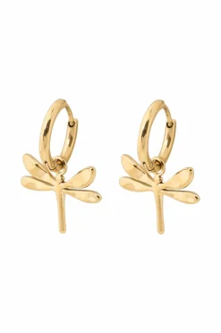 Edblad Øreringer Dragonfly Hoops Gold