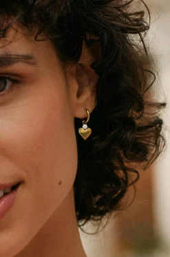 Edblad Øreringer Love Spark Hoops Gold