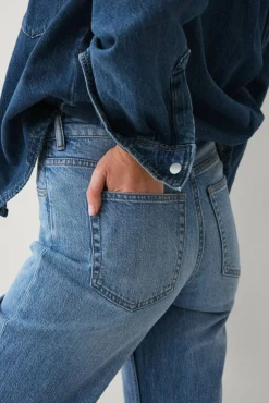 Ellos Collection Avkortede jeans med brede bein