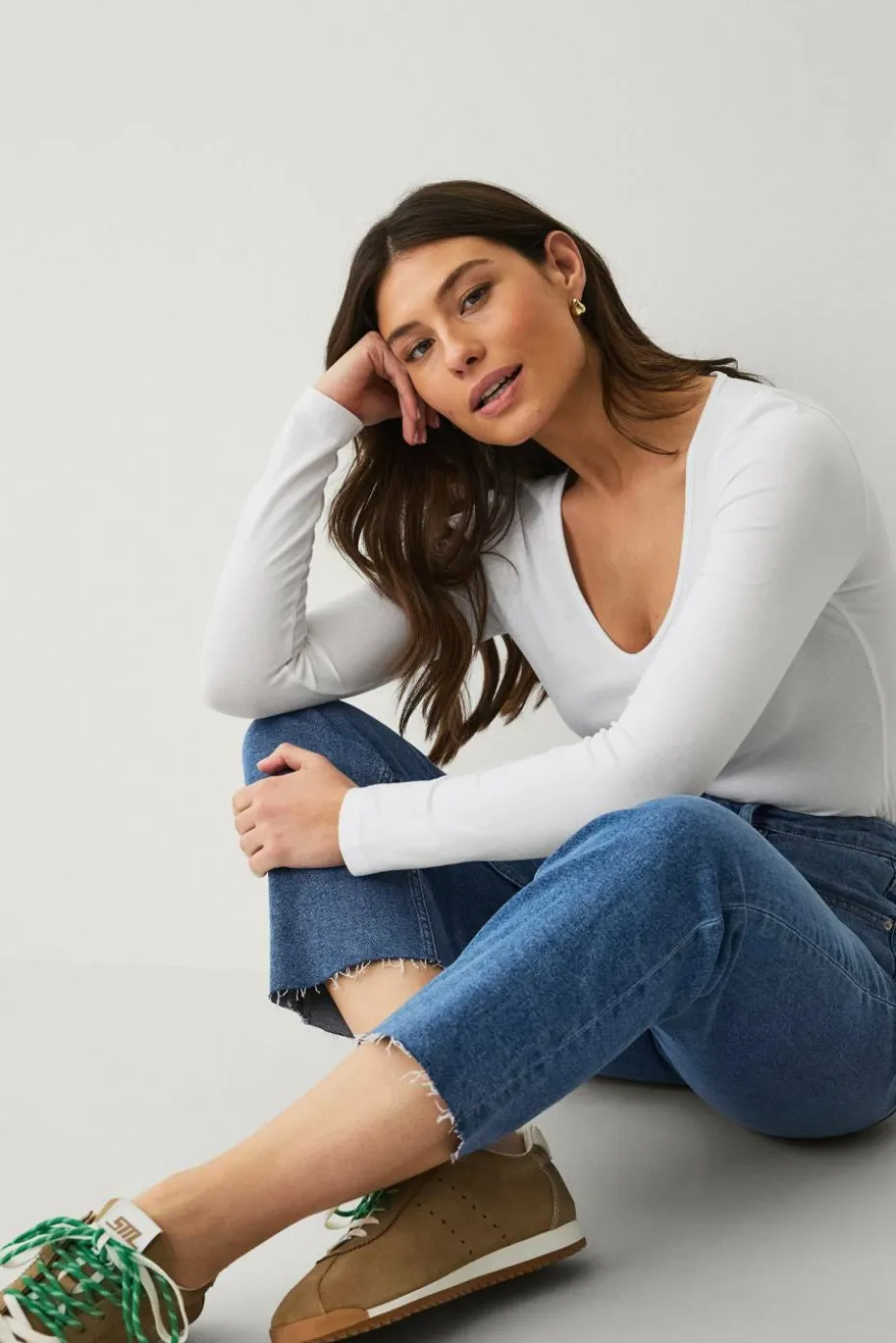 Ellos Collection Avkortede jeans