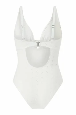 Ellos Collection Badedrakt med broderie anglaise