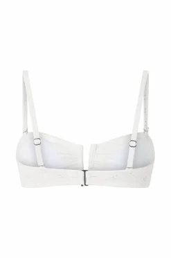 Ellos Collection Bandeau-bikinioverdel med broderie anglaise