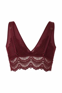 Ellos Collection BH i myk blonde og netting