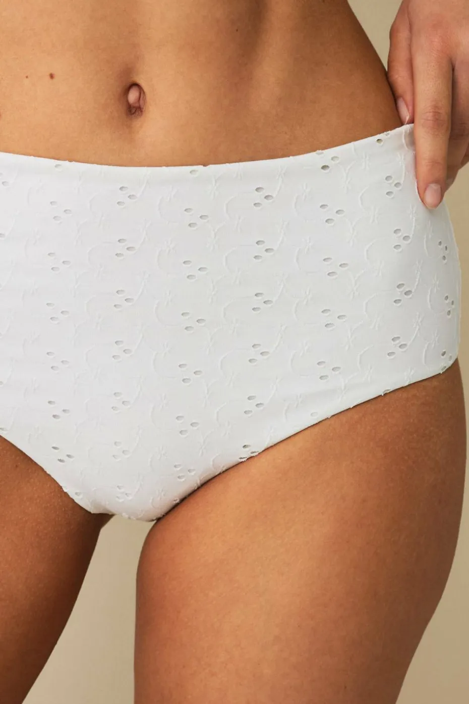 Ellos Collection Bikiniunderdel med broderie anglaise